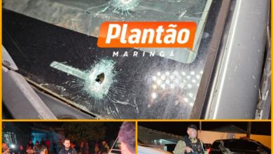 Fotos de Casal em veículo sofre atentado a tiros na noite deste sábado