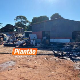 Fotos de Chácara de tio que causou a morte de sobrinho em acidente é incendiada 