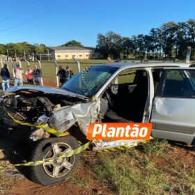 Fotos de Colisão frontal na PR-455 deixa um morto e quatro feridos, um em estado grave