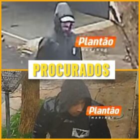 Fotos de Criminosos invadem residência em Sarandi, roubam moto e fazem compras com cartão da vítima