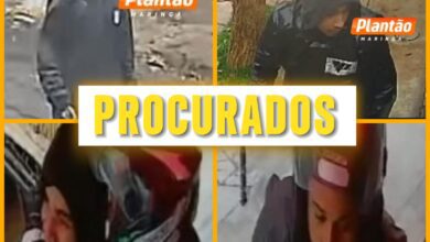 Fotos de Criminosos invadem residência em Sarandi, roubam moto e fazem compras com cartão da vítima