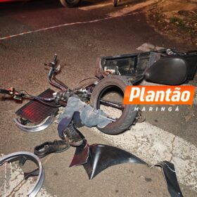 Fotos de Jovem de 18 anos morre no hospital após colisão entre moto elétrica e ônibus em Maringá