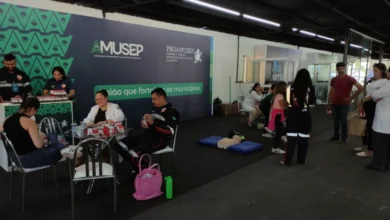 Fotos de Equipe do SAMU ensina manobras de reanimação a visitantes da Expoingá