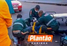 Fotos de Idoso de 93 anos é atropelado acidentalmente pela nora e fica em estado gravíssimo, em Maringá
