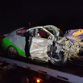 Grave acidente deixa quatro mortos na rodovia BR-487 Foto 1 Fotos de Grave acidente deixa quatro mortos na rodovia BR-487