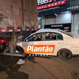 Fotos de Jovem de 20 anos fica gravemente ferido após colisão com carreta em Maringá