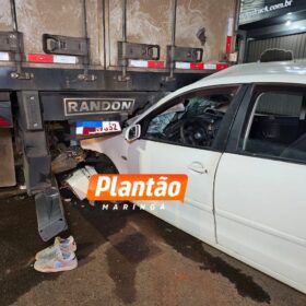 Fotos de Jovem de 20 anos fica gravemente ferido após colisão com carreta em Maringá