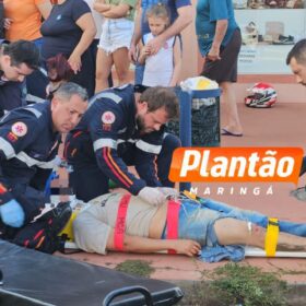 Fotos de Jovem de 23 anos fica gravemente ferido após acidente em Maringá