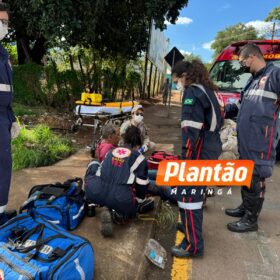 Fotos de Motociclista fica gravemente ferido após colisão com trem em Sarandi