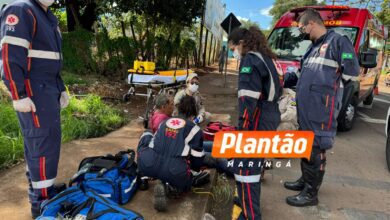 Fotos de Motociclista fica gravemente ferido após colisão com trem em Sarandi