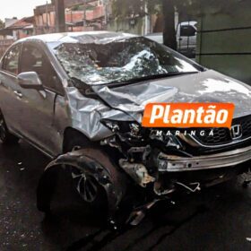 Fotos de Motociclista foge da polícia, causa grave acidente e é intubado em Maringá
