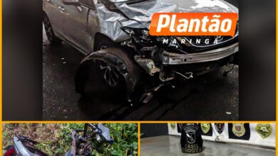 Fotos de Motociclista foge da polícia, causa grave acidente e é intubado em Maringá