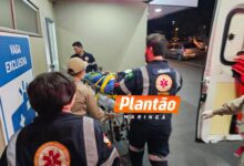 Fotos de Motociclista sofre traumatismo craniano e é intubado após colisão em Sarandi