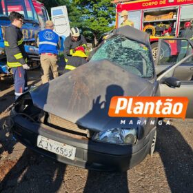 Fotos de Mulher e adolescente morrem após grave acidente no Contorno Sul em Maringá