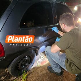 Fotos de Polícia localiza carro usado em execução de homem em Sarandi; digitais podem ajudar a identificar criminosos