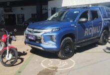 Fotos de ROMU da GCM de Maringá aborda motociclista sem CNH e com moto que acumula mais de R$ 40 mil em débitos