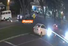 Fotos de Vídeo mostra mulher de 40 anos sendo atropelada ao atravessar avenida em Maringá