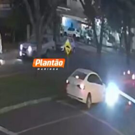 Fotos de Vídeo mostra mulher de 40 anos sendo atropelada ao atravessar avenida em Maringá