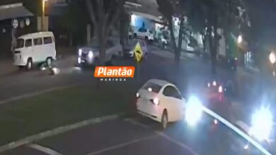 Fotos de Vídeo mostra mulher de 40 anos sendo atropelada ao atravessar avenida em Maringá