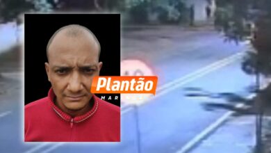 Fotos de Câmera de segurança flagra homicídio de homem com mandado de prisão em Maringá