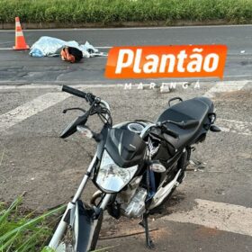Fotos de Colisão entre moto e carreta deixa uma pessoa morta na BR-376, entre Sarandi e Marialva