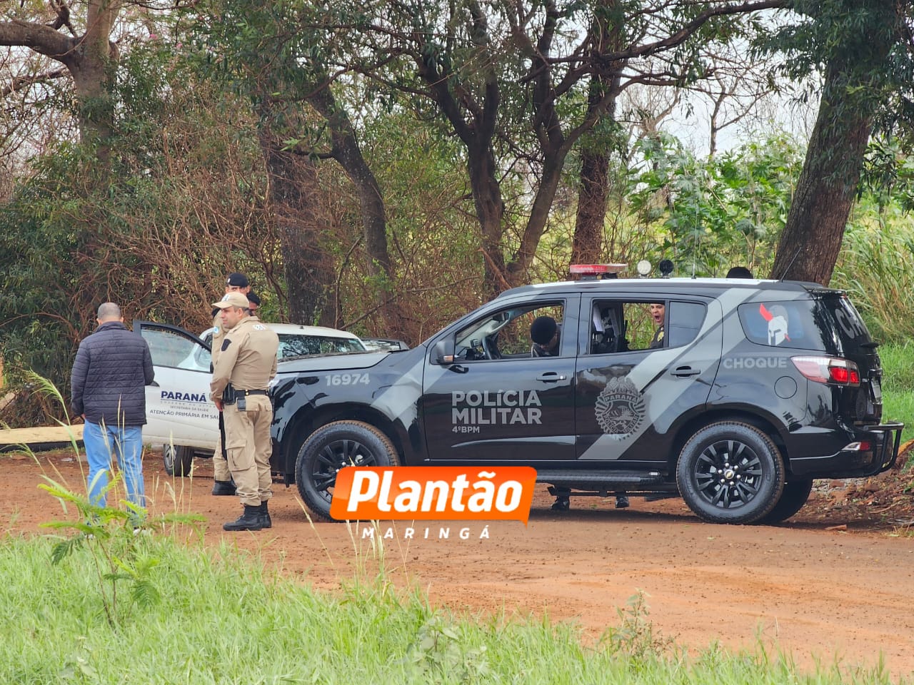 Fotos de Criminoso com carro da prefeitura de Londrina morre em confronto com a Choque de Maringá