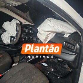 Criminosos que, possivelmente estariam a caminho de Sarandi praticar homicídio causam acidente em Maringá Foto 9 Fotos de Criminosos que, possivelmente estariam a caminho de Sarandi praticar homicídio causam acidente em Maringá