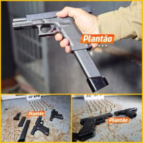 Dupla é presa com pistolas 9 mm durante patrulhamento da PM em Sarandi Foto 1 Fotos de Dupla é presa com pistolas 9 mm durante patrulhamento da PM em Sarandi