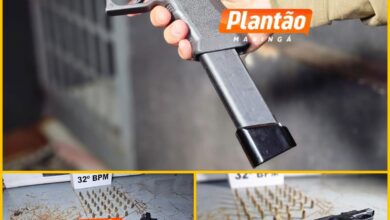 Fotos de Dupla é presa com pistolas 9 mm durante patrulhamento da PM em Sarandi