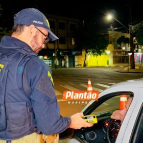 Fotos de Forças de segurança de Sarandi deflagraram operação contra motoristas embriagados 