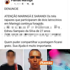 Homem acusado de participar de dois roubos seguidos de morte em Maringá é assassinado na noite deste domingo Foto 4 Fotos de Homem acusado de participar de dois roubos seguidos de morte em Maringá é assassinado na noite deste domingo