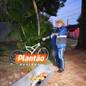 Fotos de Câmera de segurança flagra homicídio de homem com mandado de prisão em Maringá