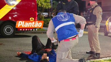 Fotos de Homem é baleado após atacar policiais durante abordagem em Maringá