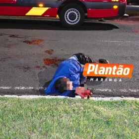 Fotos de Homem é baleado após atacar policiais durante abordagem em Maringá