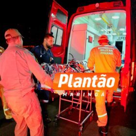 Fotos de Homem é baleado e socorrido em estado grave em Maringá