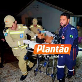 Fotos de Homem é baleado e socorrido em estado grave em Maringá