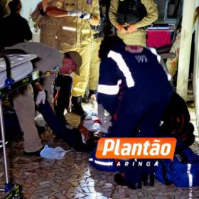 Fotos de Homem é baleado e socorrido em estado grave em Maringá