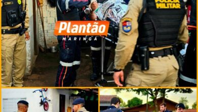 Fotos de Homem é baleado na frente da mãe após ter casa invadida em Maringá