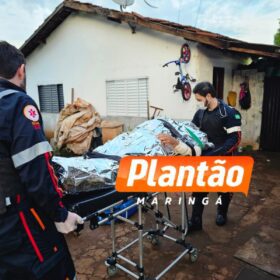 Fotos de Homem é baleado na frente da mãe após ter casa invadida em Maringá