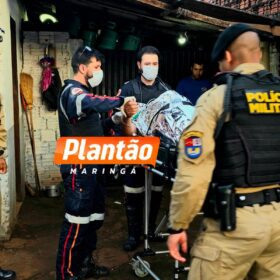 Fotos de Homem é baleado na frente da mãe após ter casa invadida em Maringá