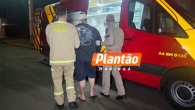 Fotos de Homem é esfaqueado após discussão em bar no Jardim Ipanema, em Maringá