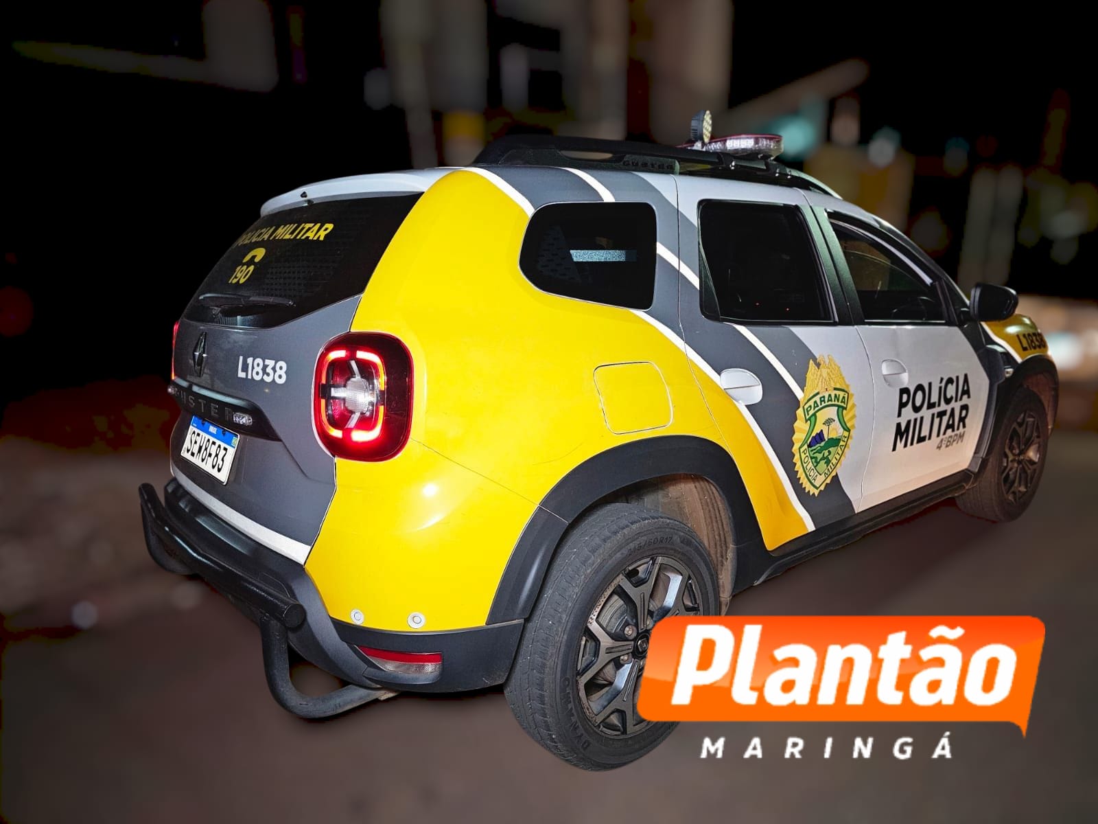 Homem é esfaqueado durante assalto na Avenida Colombo, em Maringá Foto 1 Fotos de Homem é esfaqueado durante assalto na Avenida Colombo, em Maringá