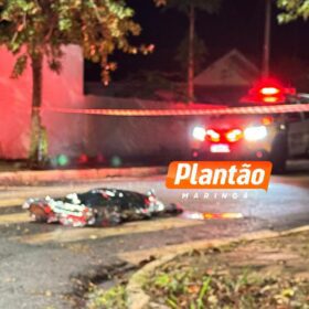 Fotos de Homem é executado a tiros na madrugada desta segunda-feira
