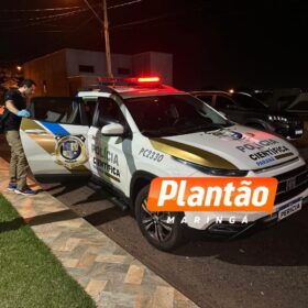 Fotos de Homem que ateou fogo na mulher em Maringá prestou depoimento a delegada 