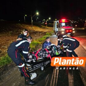 Homem sofre queda de viaduto e é socorrido com ferimentos grave em Maringá Foto 5 Fotos de Homem sofre queda de viaduto e é socorrido com ferimentos grave em Maringá
