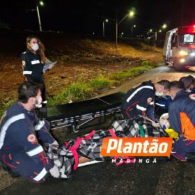 Homem sofre queda de viaduto e é socorrido com ferimentos grave em Maringá Foto 6 Fotos de Homem sofre queda de viaduto e é socorrido com ferimentos grave em Maringá
