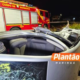 Câmera registra acidente que matou idosa no Contorno Sul de Maringá Foto 9 Fotos de Câmera registra acidente que matou idosa no Contorno Sul de Maringá