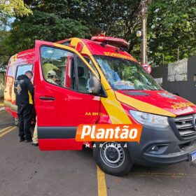 Fotos de Homem é atropelado por motocicleta e fica gravemente ferido em Maringá