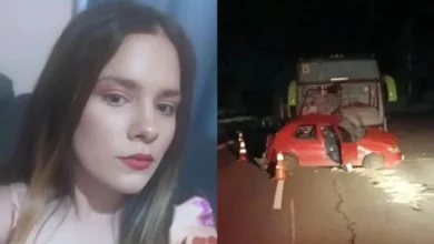 Fotos de Mulher de 21 anos morre após colisão entre Palio e ônibus na PR-466