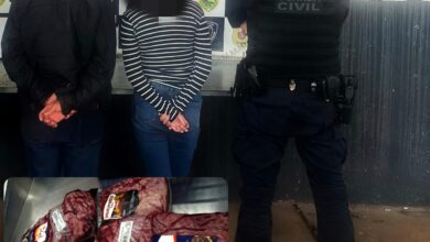 Fotos de Guarda Civil Municipal de Maringá prende casal suspeito de furtar peças de picanhas de supermercado